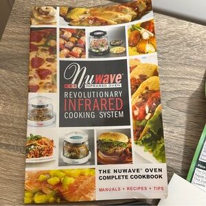 Nuwave Pro Infrared Oven Complete Cookbook Cooking System Manual, Guide, & Thong